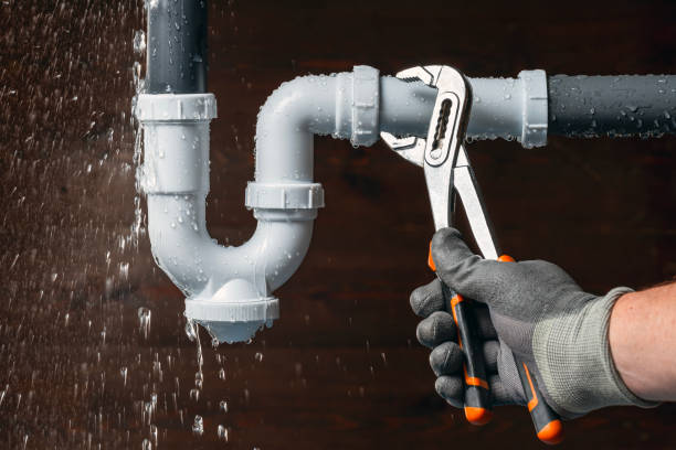 Professional Sewer Line Repair technician working in Swepsonville, NC